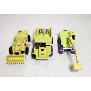 Vintage Transformers G1 Lot Of Long Haul, Scrapper, Scavenger 1980's Pre-owned